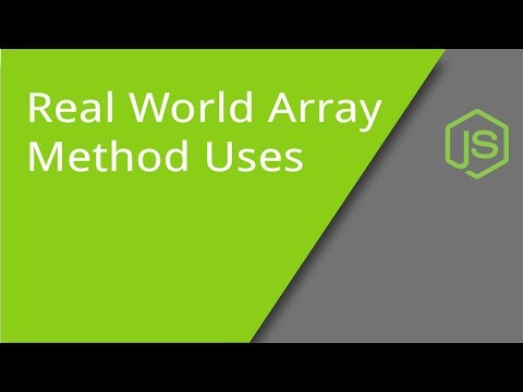 Real World Array Method Uses in JavaScript Web Development