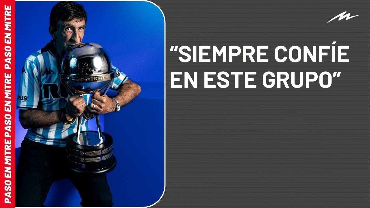 La entrevista completa con Gustavo Costas sobre la consagración de Racing en la Copa Sudamericana