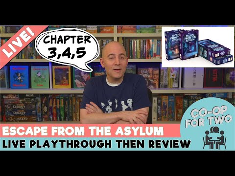 Escape From The Asylum: Chapter 3+4+5 - Narrative Puzzle Game Live