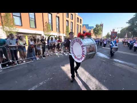Ulster First Flute Band - UFFB - THE SASH - @ SANDY ROW BELFAST DISTRICT NO 5 RETURN 12TH JULY 2025
