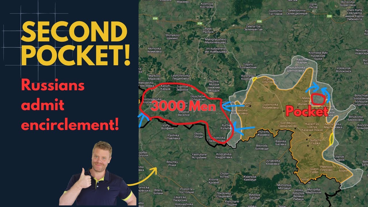 ENCIRCLED: 2nd Pocket in Kursk admitted, Attacks on the SW Pocket!
