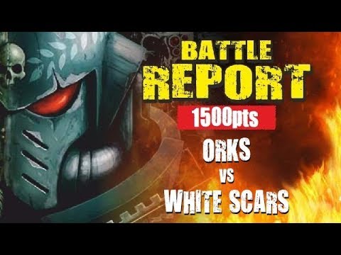 Orks vs White Scars 1500pts Battle Report
