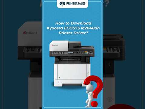 How to download kyocera ECOSYS M2040dn printer driver #printertales #kyocera #printerdriver