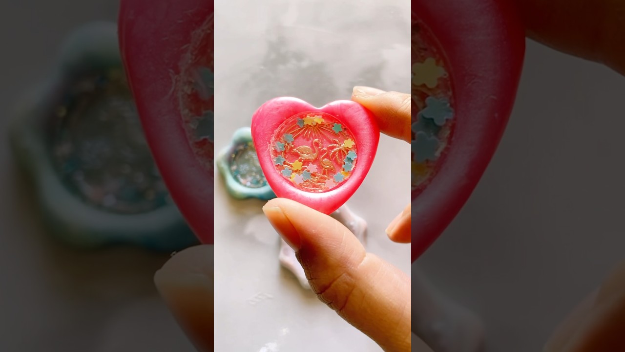 【シェイカー】シーリングスタンプでシェイカー作ってみた #sealingwax #shaker