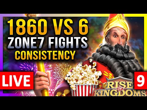 Crazy60 vs 6 Kingdoms - Show must go on 🔥 LIVE! 🔴 C11241 #9 - Rise of Kingdoms
