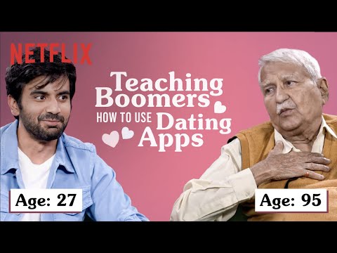 Millennials Teach Elders How To Use Dating Apps ft. Ayush Mehra | Taj Mahal 1989 | Netflix India — Taj Mahal 1989