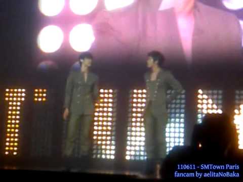 [FANCAM] SMTown Paris 110611 DBSK intro