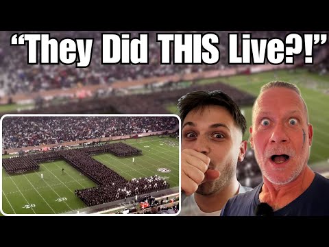 European Dad Reacts to INSANE Texas Aggie Marching Band!!