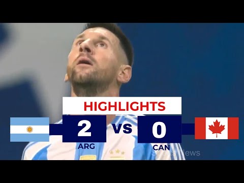 Watch Messi's Incredible Skills vs Canada | Copa America Highlights #messi #argentina