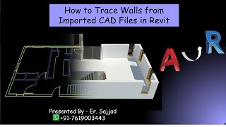 How to Trace Walls from Imported CAD Files in Revit