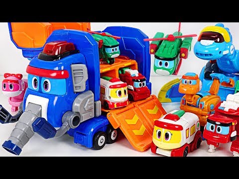 GoGoDino S4 Mobile Transformation Camp Max appeared with mini transform dinosaur! #DuDuPopTOY