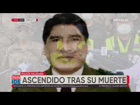 La Policía brindó un homenaje al efectivo que falleció por coronavirus