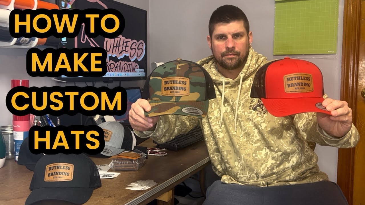 HOW TO MAKE CUSTOM HATS WITH DTF AND PATCHES
