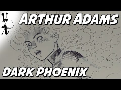 Arthur Adams drawing Dark Phoenix