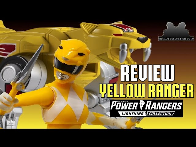 Vídeo relacionado con Power Rangers Lightning Collection Mighty Morphin Metallic Yellow Ranger - Figura de acción coleccionable de 6 pulgadas con accesorios F2937
