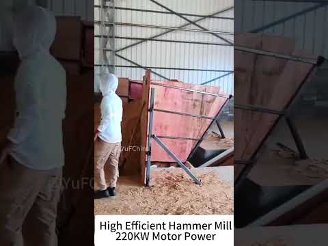Running Site for Hammer Mill Wood Crusher for High Humidity Materials