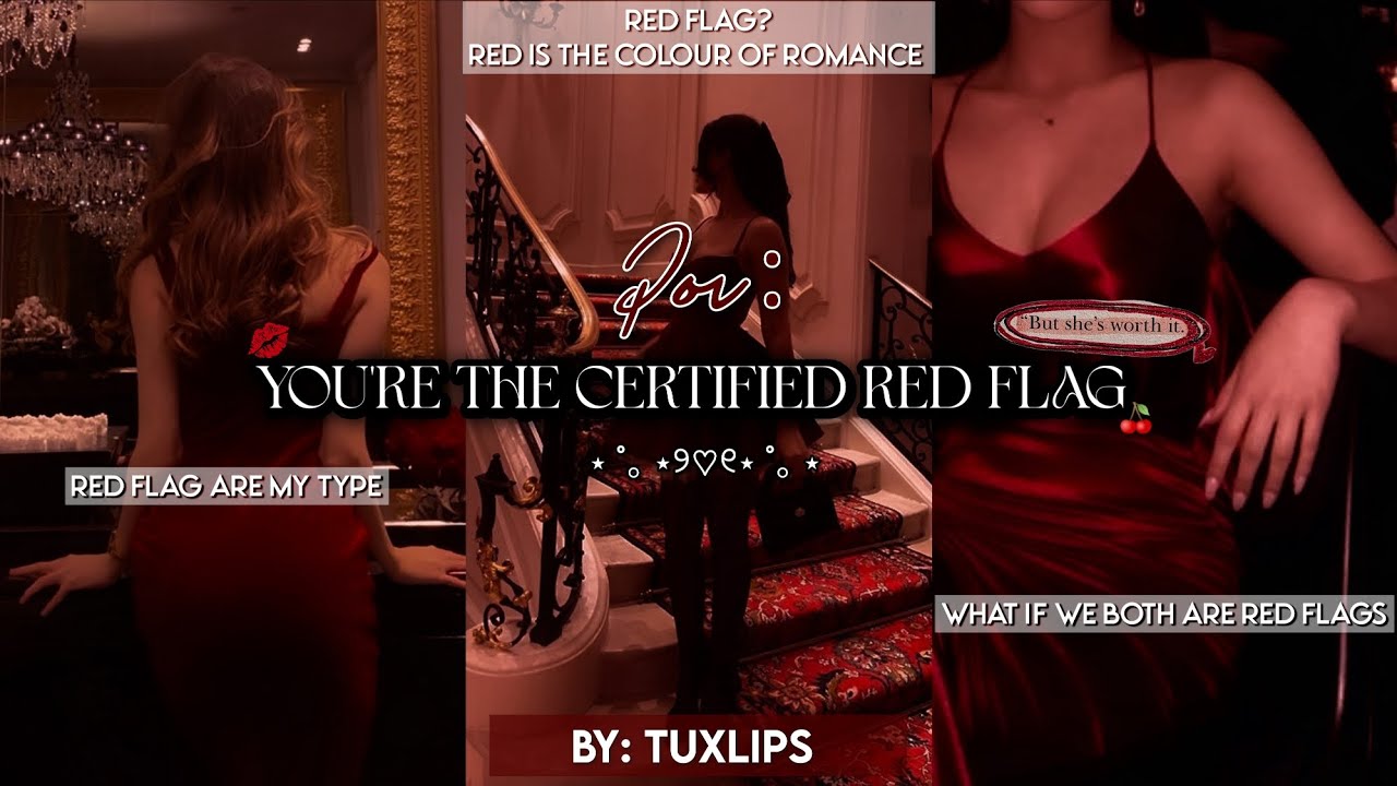 𝘗𝘖𝘝: 𝘠𝘰𝘶’𝘳𝘦 𝘛𝘩𝘦 𝘊𝘦𝘳𝘵𝘪𝘧𝘪𝘦𝘥 𝘙𝘦𝘥 𝘍𝘭𝘢𝘨 (+ 𝘵𝘪𝘮𝘦𝘴𝘵𝘢𝘮𝘱𝘴) 🍒💋⋆. 𐙚 ˚