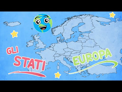 EUROPA 🌍 Bandiere del mondo - Stati dell'Europa