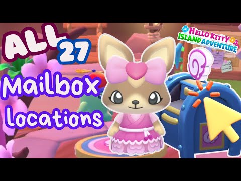 ALL 27 MAILBOX LOCATIONS for FAST TRAVEL | Hello Kitty Island Adventure