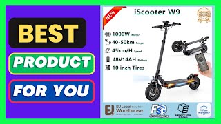 iScooter W9 Electric Scooter 1000W Motor 48V14AH APP Control