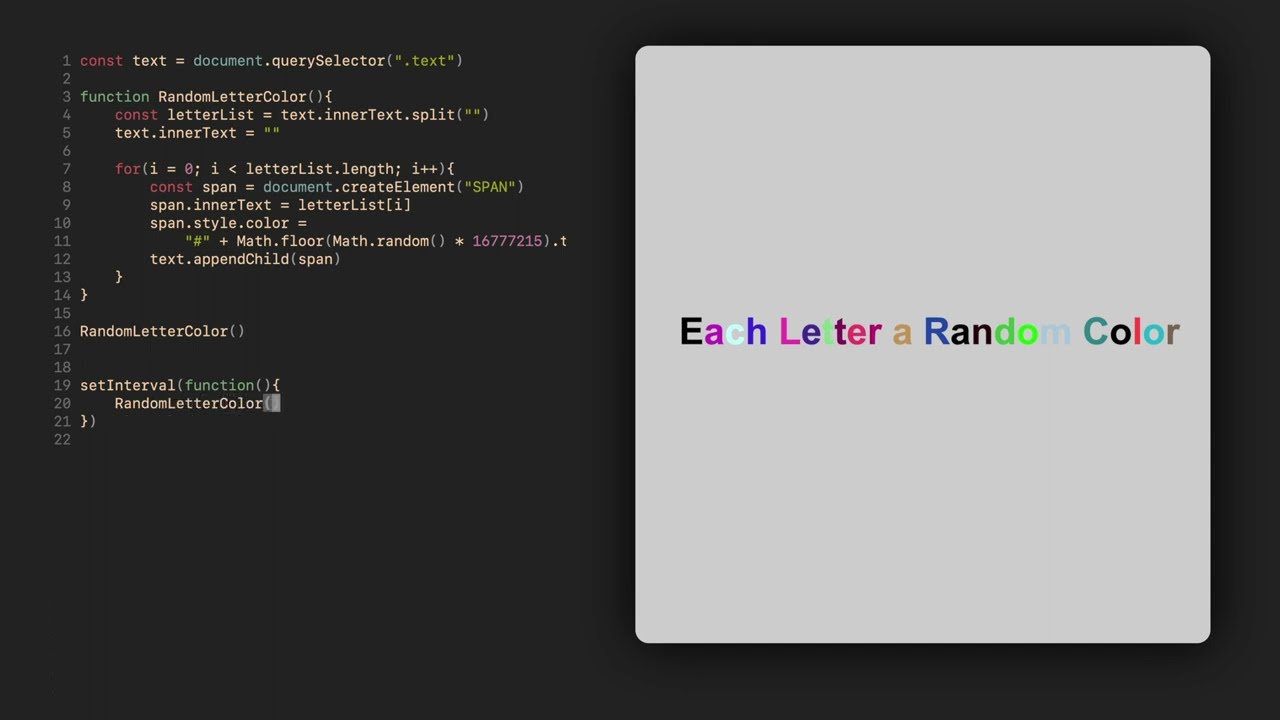 🎨  Create Multicolored Text Easily - CSS/HTML/JS
