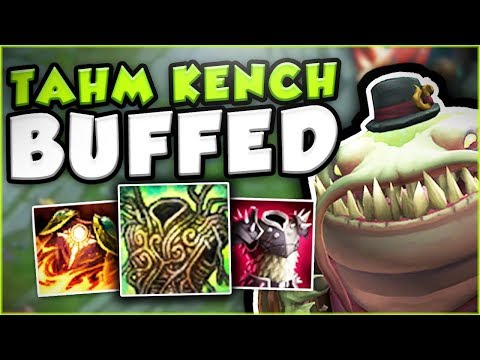 THESE NEW KENCH BUFFS MAKE HIM ACTUALLY GOD TIER! NEW TAHM KENCH TOP GAMEPLAY! - League of Legends