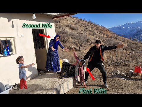 A husband's attempt to keep his first wife away from his second wife and children