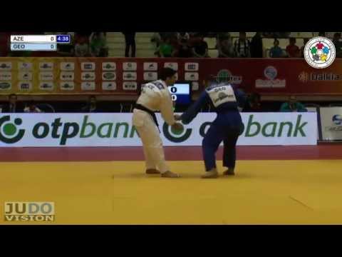 Judo Grand Slam Baku 2013: Rustam ALIMLI (AZE) - Levan TSIKLAURI (GEO) Semi Final [-81kg]