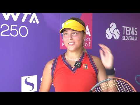 Ela Nala Milić post game interview _ WTA Zavarovalnica Sava Portorož (12.9.2021)