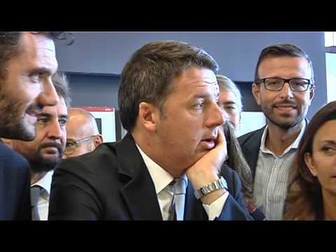 Prato: Matteo Renzi visita il Centro Pecci