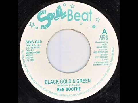 Ken Boothe Black gold & green