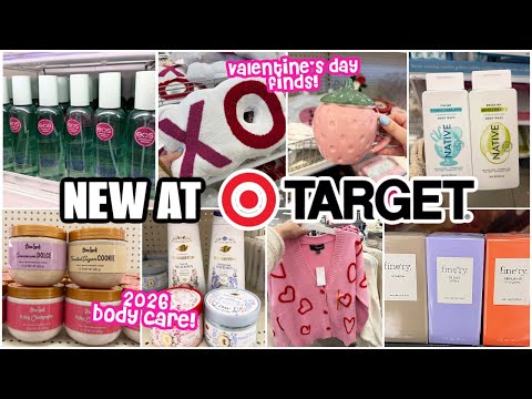 EVERYTHING NEW AT TARGET FOR 2026! Exciting Body Care, Valentine's Day Finds, & More!