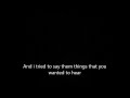 Maverick Sabre I can never be lyrics 