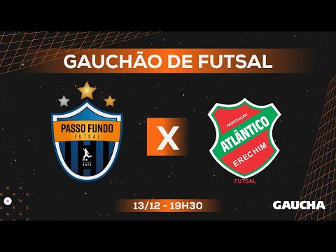 JOGO COMPLETO COM IMAGENS: PASSO FUNDO 2 X 6 ATLÂNTICO | FINAL | GAUCHÃO DE FUTSAL | 13/12/25