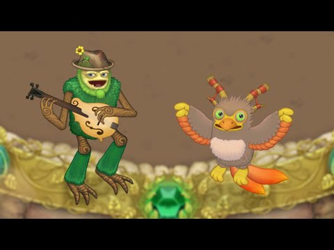 Shugabush + Tweedle (Gold Island) | Random Monster Duet of the Day #139 (My Singing Monsters)