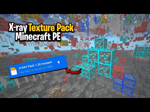 Slashek - X-ray Texture Pack For Minecraft PE/Bedrock 1.20+ | X-ray Mod For Minecraft PE