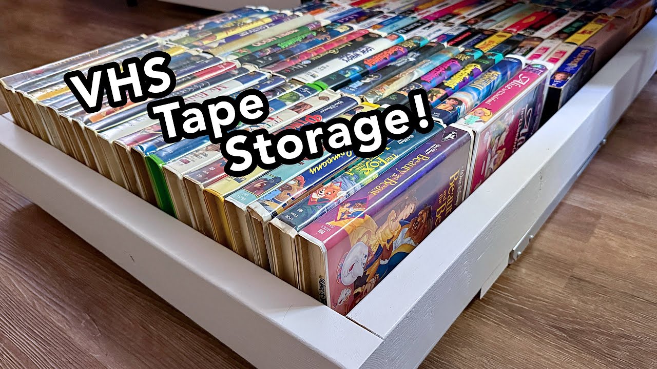 How to Store VHS Tapes DIY
