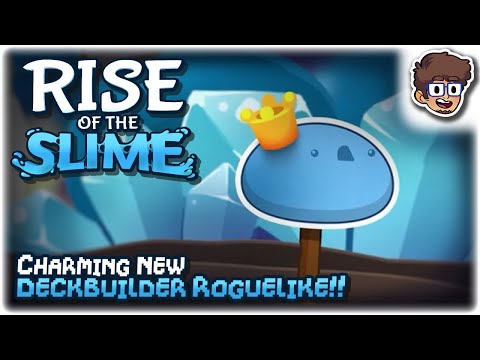 CHARMING NEW DECKBUILDER ROGUELIKE!! | Let's Try: Rise of the Slime | PC Gameplay