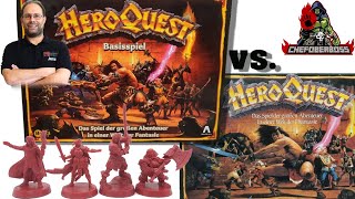HeroQuest Neuauflage vs. HeroQuest von 1989 - der ultimative Vergleich (unboxing, Chefoberboss)