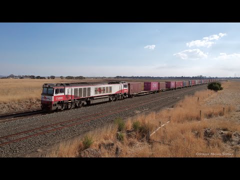 7922V SCT / SBR Dooen Container Train At Gheringhap With CSR001 (3/4/2023) - PoathTV Railways
