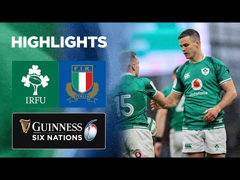Ireland v Italy | Match Highlights | 2022 Guinness Six Nations