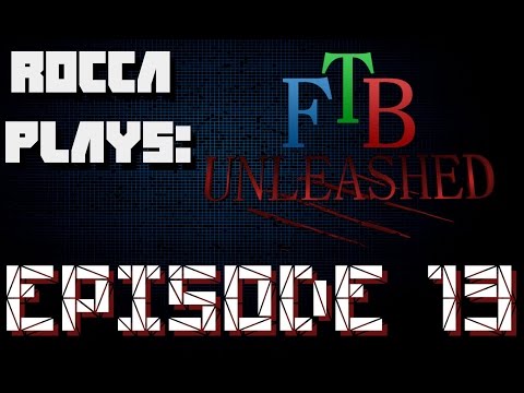 Rocca plays: FTB Unleashed | Episode 13 | auto compress cobble!