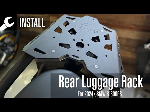 AltRider BMW R1300 GS Luggage Rack Install: