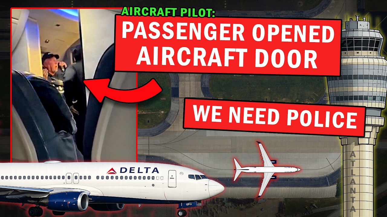 Unruly Passenger Opens AIRCRAFT DOOR | Pilots Request Police