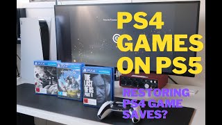 Installing and Restoring PS4 Game Saves on PS5 with PS Plus