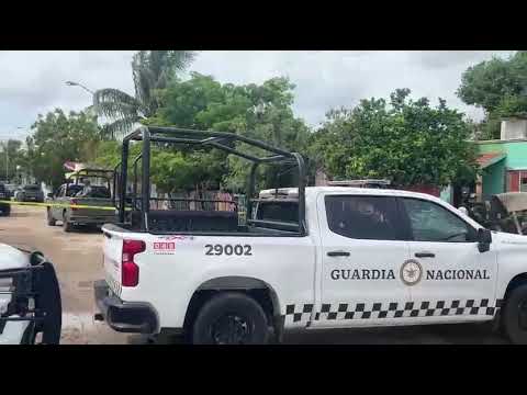 FUERTE OPERATIVO EN KANASÍN: Ejército, GN y policías sitian predio en Cerritos