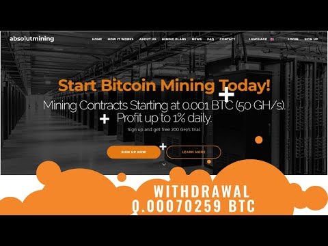 AbsolutMining.com отзывы 2019, mmgp, платит, WITHDRAWAL 0.00070259 BTC