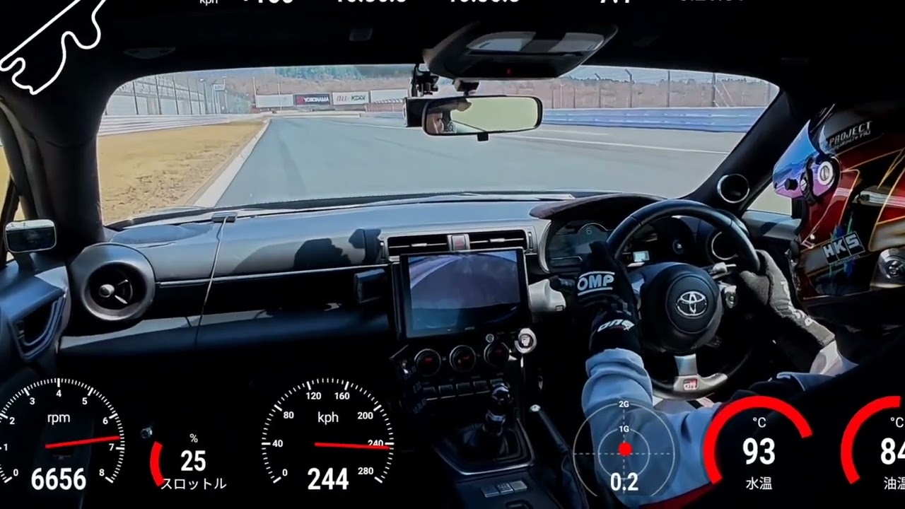 【GR86 TURBO】富士スピードウェイでの最高速はこんな感じ l ターボ HKS Maximum speed GT3RS