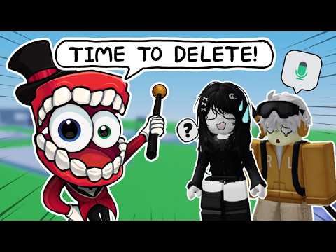 CAINE TROLLS EVERYONE in ROBLOX VOICE CHAT