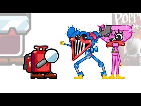 Mini Crewmate Kills Emoji Poppy Playtime Chapter 5 Characters | Among Us